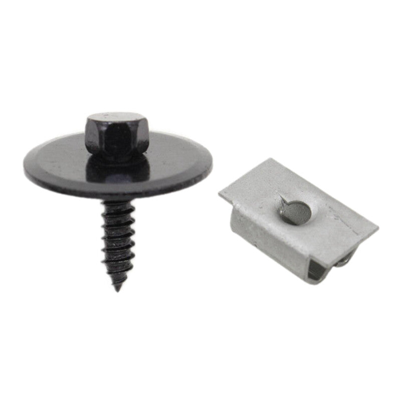 for Mercedes W124 W125 Set of 8 Undercar Shield Clip Nuts Sheet Metal Screws