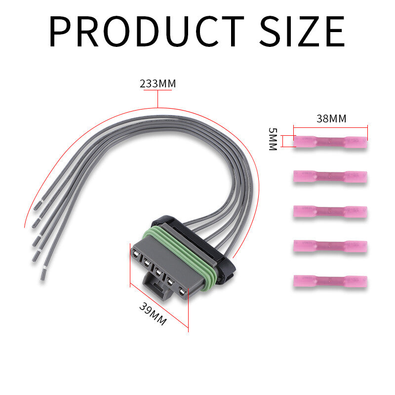 HVAC Blower Motor Resistor Harness 99595KW 2016 Fit for 2015-2019 for Chevrolet Trax