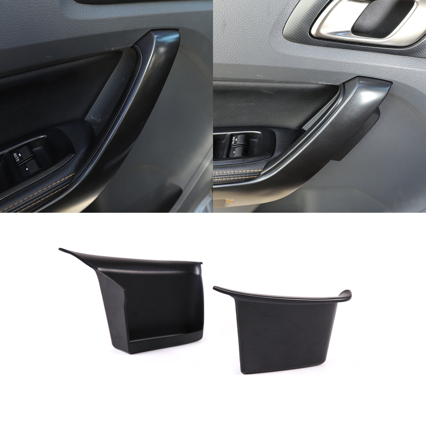Silver chrome-plated steel driver's for seat adjustment trim cover for Ford Maverick 2022+