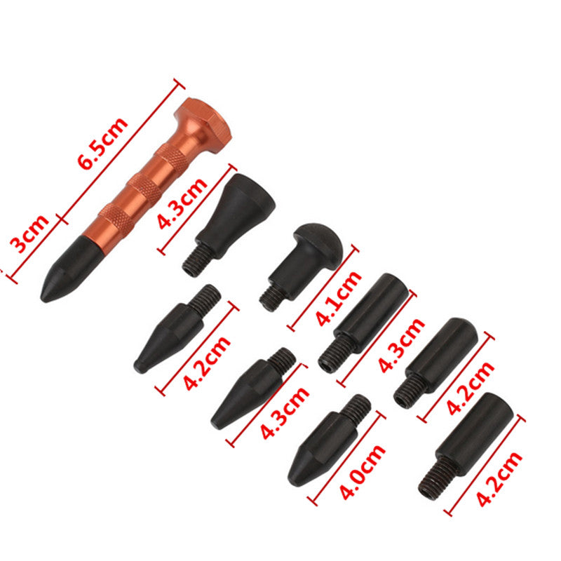 Car Metal Body Dent Repair Tap Down Dent Lifter Fix Pen Rubber Hammer Tool Kit