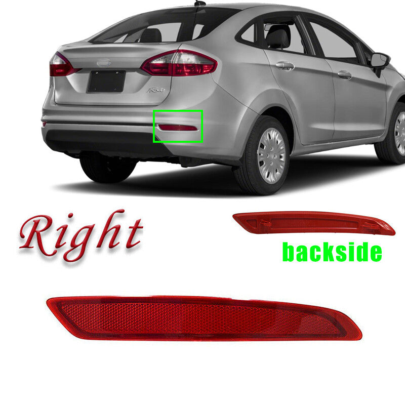 Right rear bumper reflector light applicable to for Ford Fiesta 2014-2019 sedans BS7Z13A565A