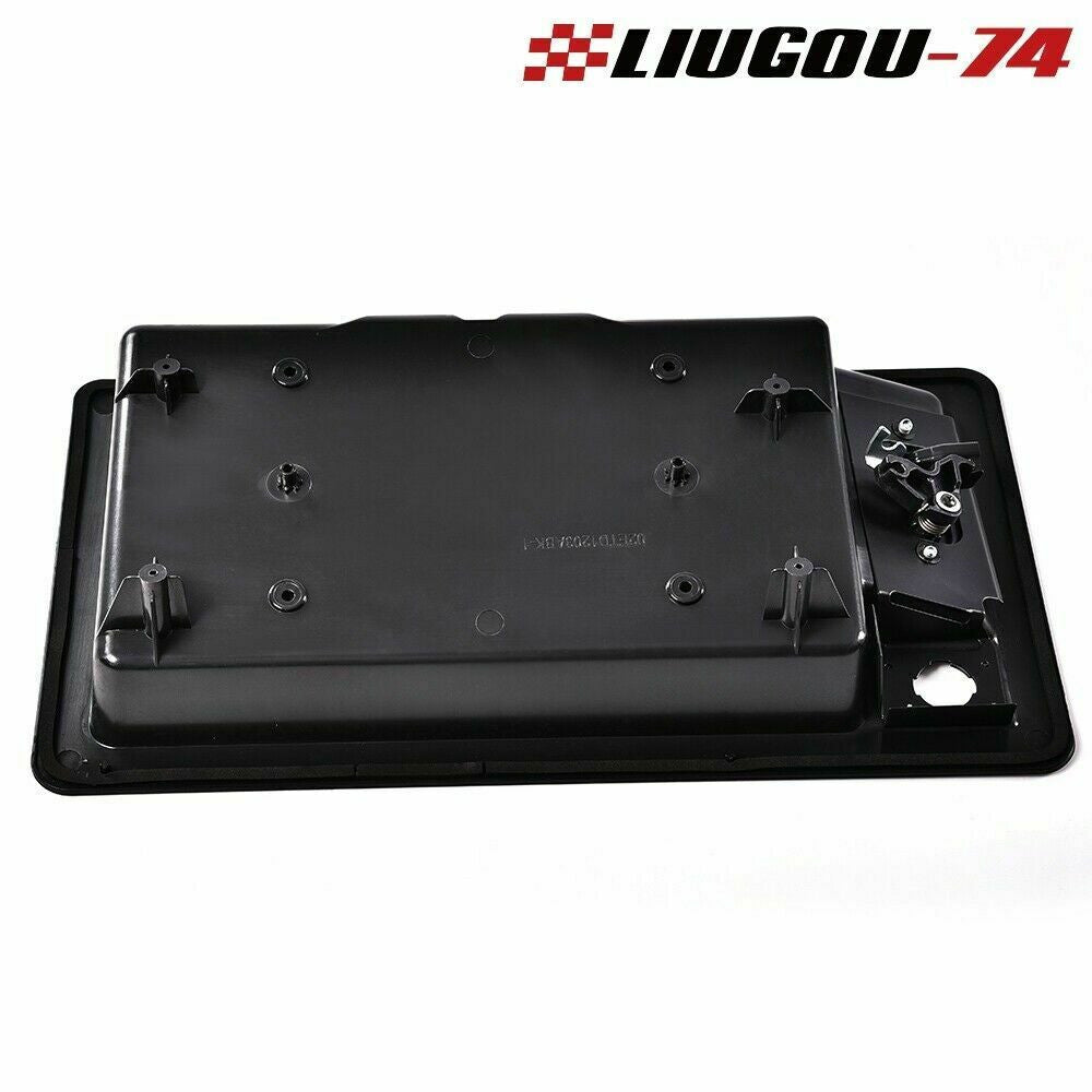 Brand new exterior cargo door handle and license plate bracket suitable for Ford E150, E250, E350.