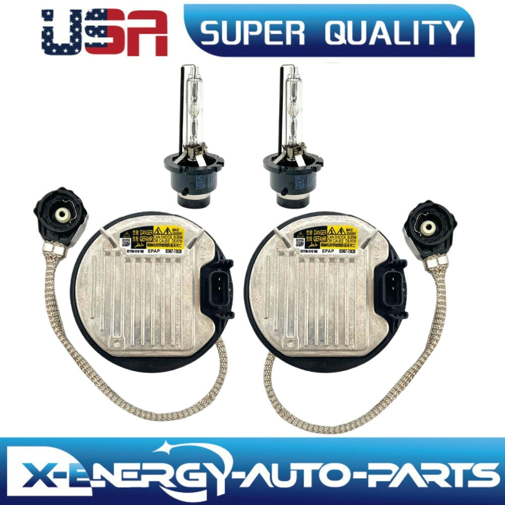 2x New for Toyota for Avalon for Camry for Sienna Venza Xenon Ballast D4S Bulb Control Unit