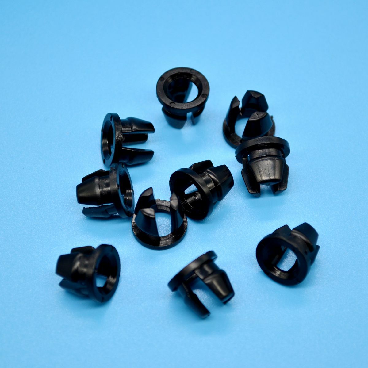 10pcs Nylon Grille Side Marker Light Grommet Mounting Clips Nuts for Ford for Nissan