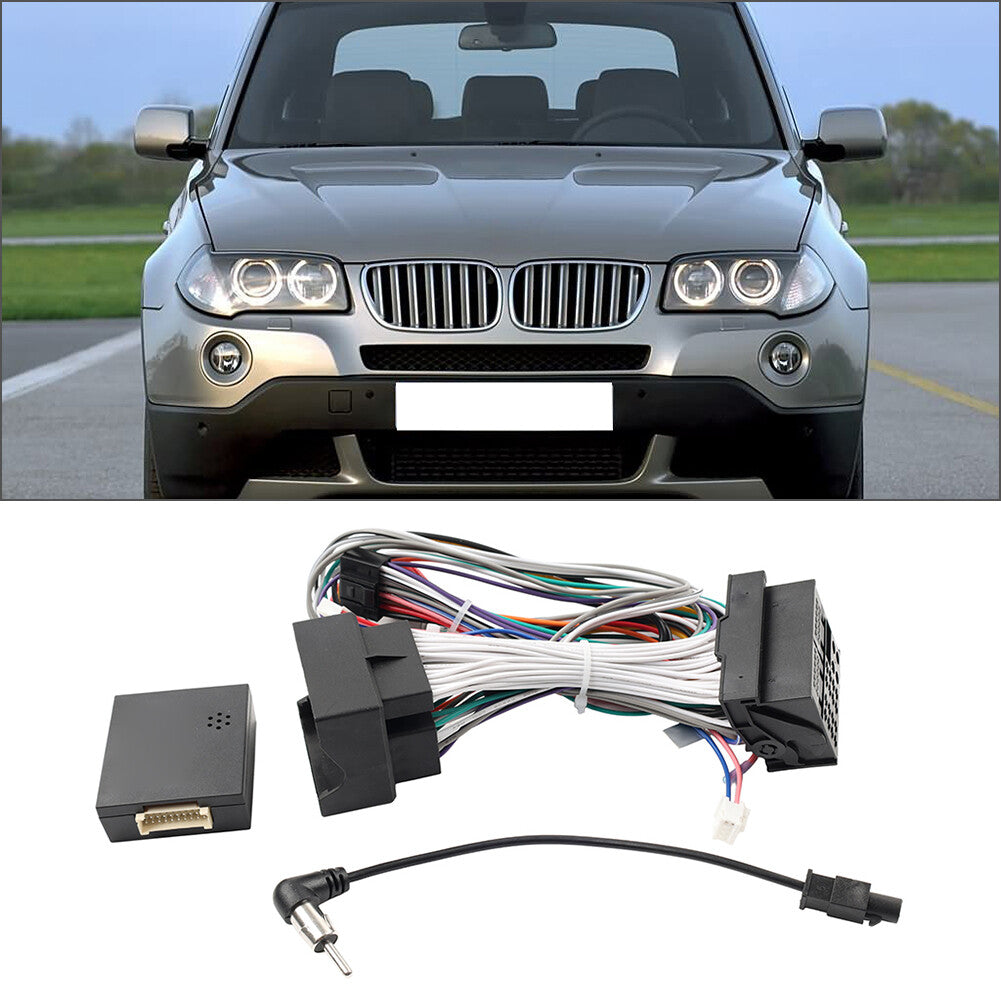 16Pin Wiring Harness Power Cable Canbus Box Decoder for BMW X3 E83 2006-2010