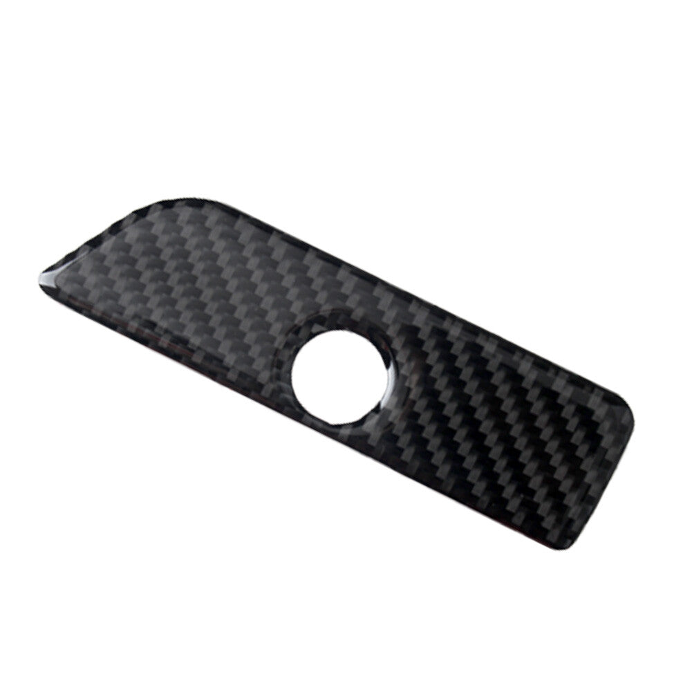 Carbon Fiber Storage Box Handle Cover Trim Sticker for Ford Explorer 2013-2019