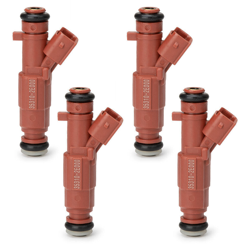 4Pcs For 2011-19 for Elantra for Veloster Forte Soul 1.8L 2.0L Fuel Injector 35310-2E000