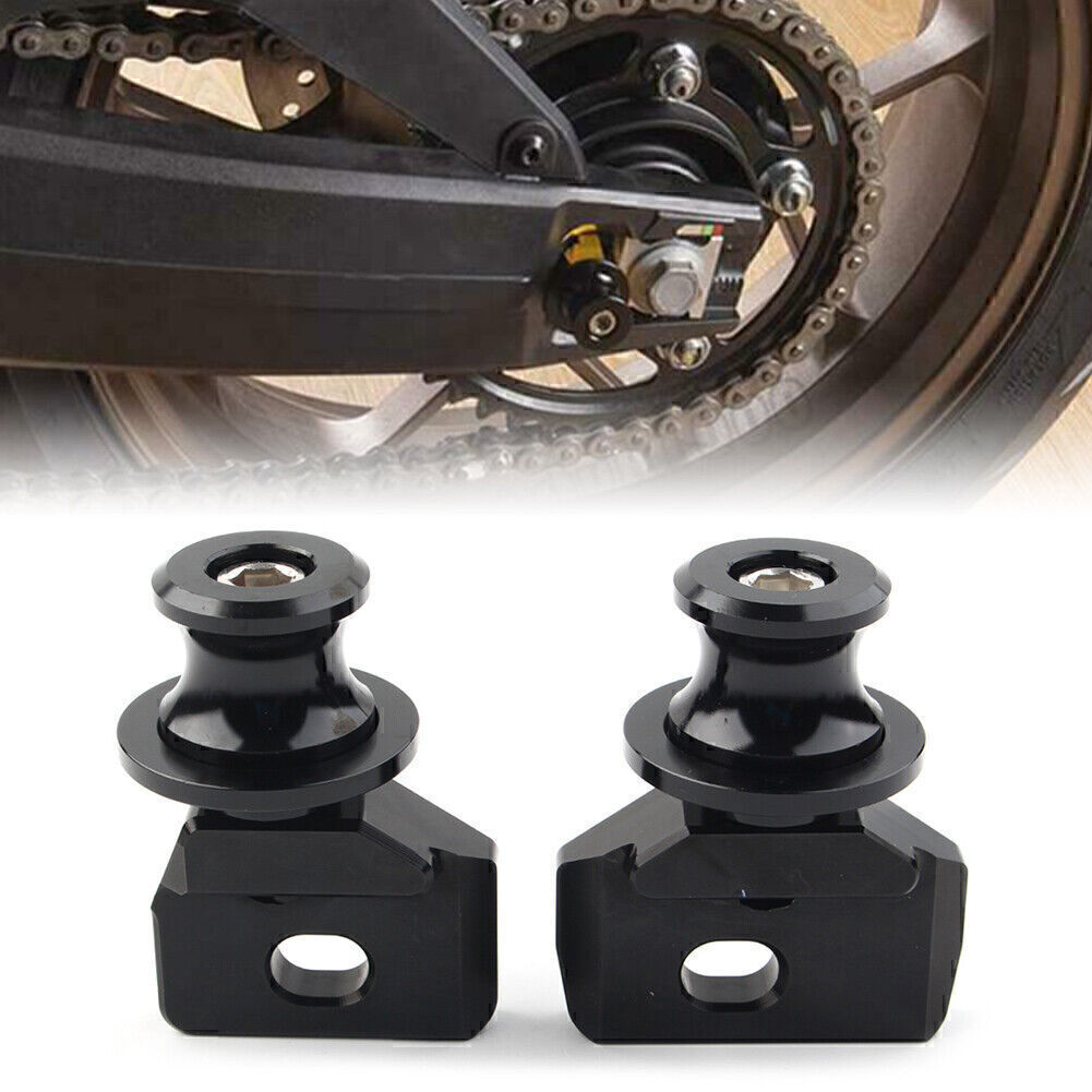 Motor Chain Adjustment Bracket Screw Rocker Reel Slider Black Fit for Honda CB650R