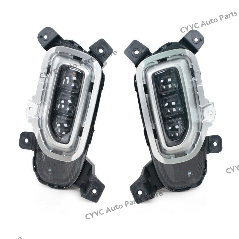 2Pcs Front Bumper LED Daytime Running Lights for KIA Seltos 2021-2022