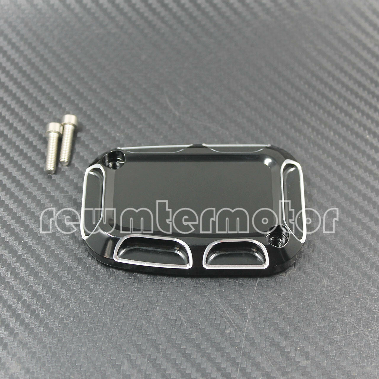 Left Black Brake Master Front Cylinder Cover Fit for Harley Touring CVO VRSCD