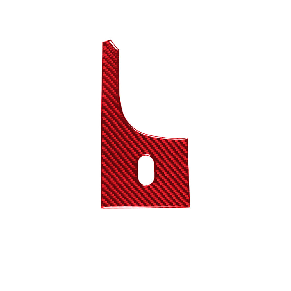 Red Carbon Fiber Interior Left of Speedometer Cover Trim for Ford F-150 FX4