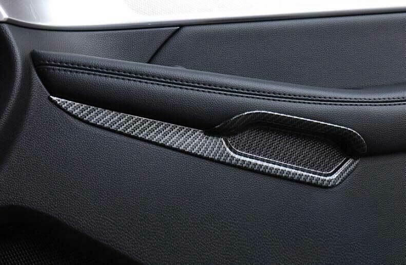 Interior Door Armrest Cover Trim 4PCS for Ford Explorer 2016-2019 Carbon Fiber