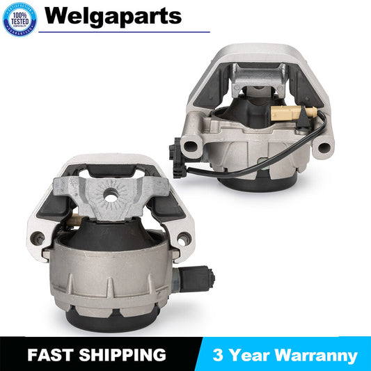 2Pcs for Audi A6 A7 Quattro 2012-2018 3.0L 2.0L Left  Right Engine Mounts