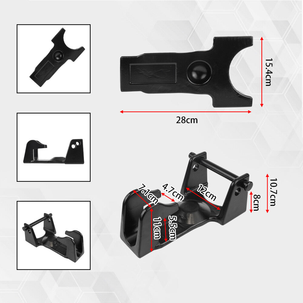 Black Gooseneck Hitch Lock Heavy Trailer Coupler TL-50 Combination Lock for RVs