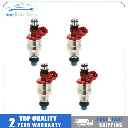 4-piece fuel injector 23250-35040 for Toyota 4Runner; pickup T100 22RE 2.4L; 1989 - 1995