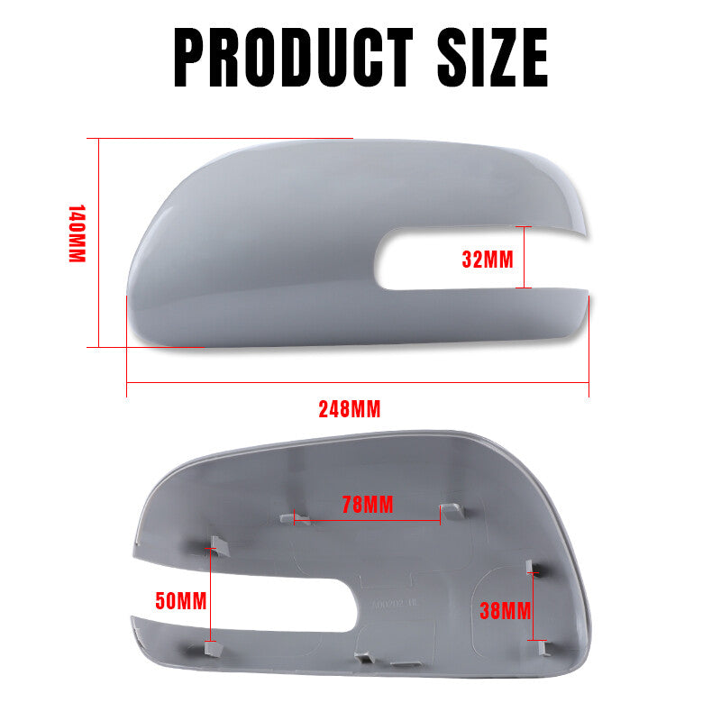 Left Driver Side Wing Rear View Mirror Cover Cap Fit for Toyota for Camry 2006-2011