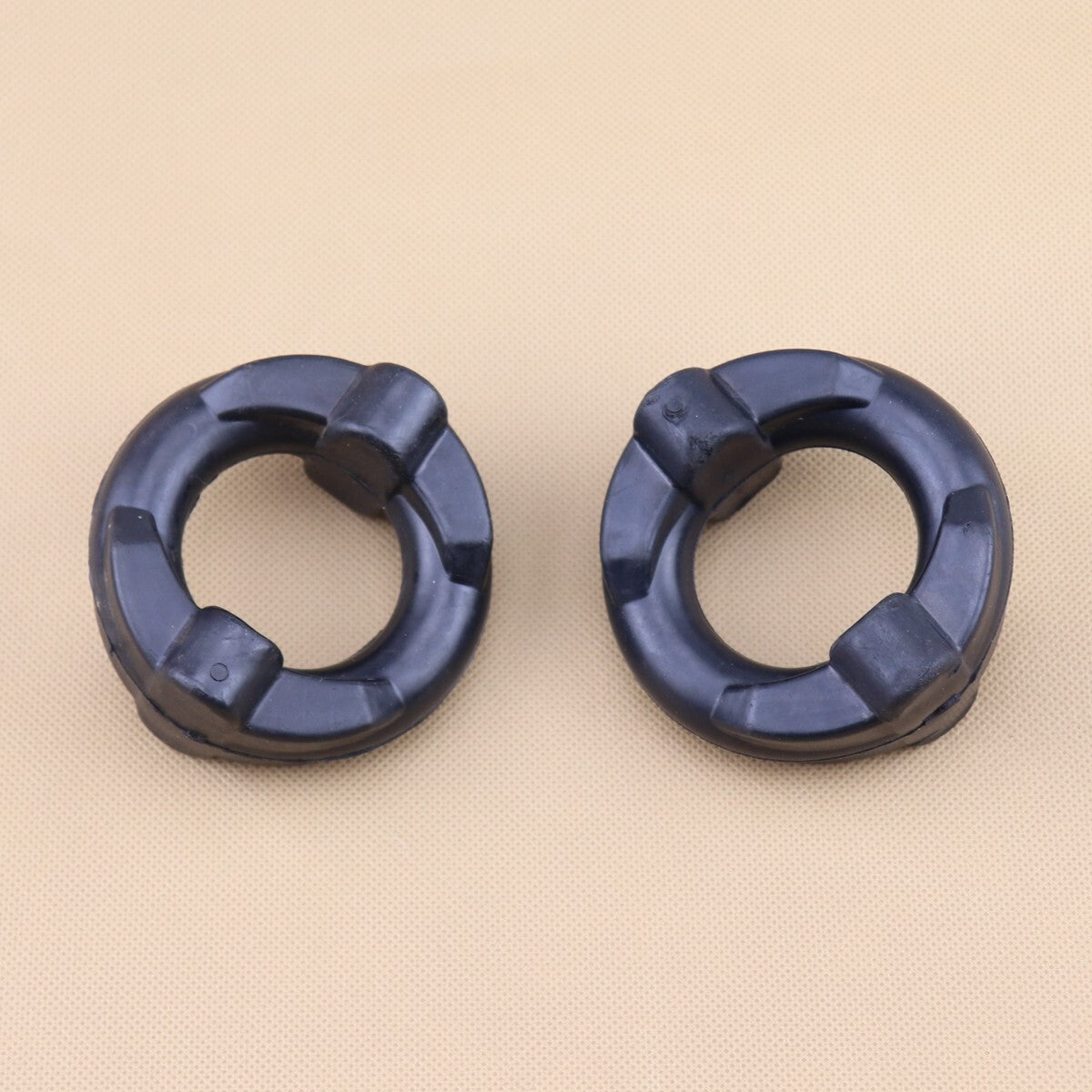 2-pack of coat hangers for BMW E20, E23, E28, E30, E31, E32, and E34 rear mufflers. (Package number: 18211712838)
