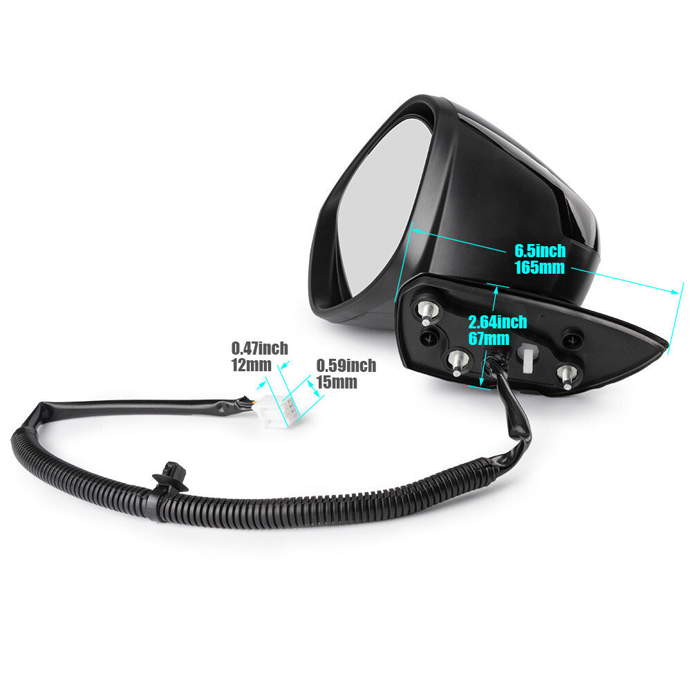 3-pin 76258T20A01 Power Adjustment Mirror, Left Driver's Side, for Honda for Civic LX 22-23