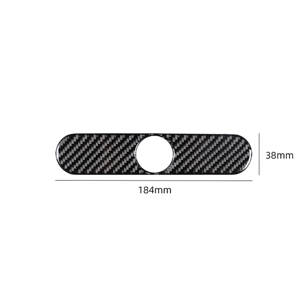 Carbon Fiber Interior Cigarette Lighter Cover Trim for Ford F-150 FX4 2004-2008