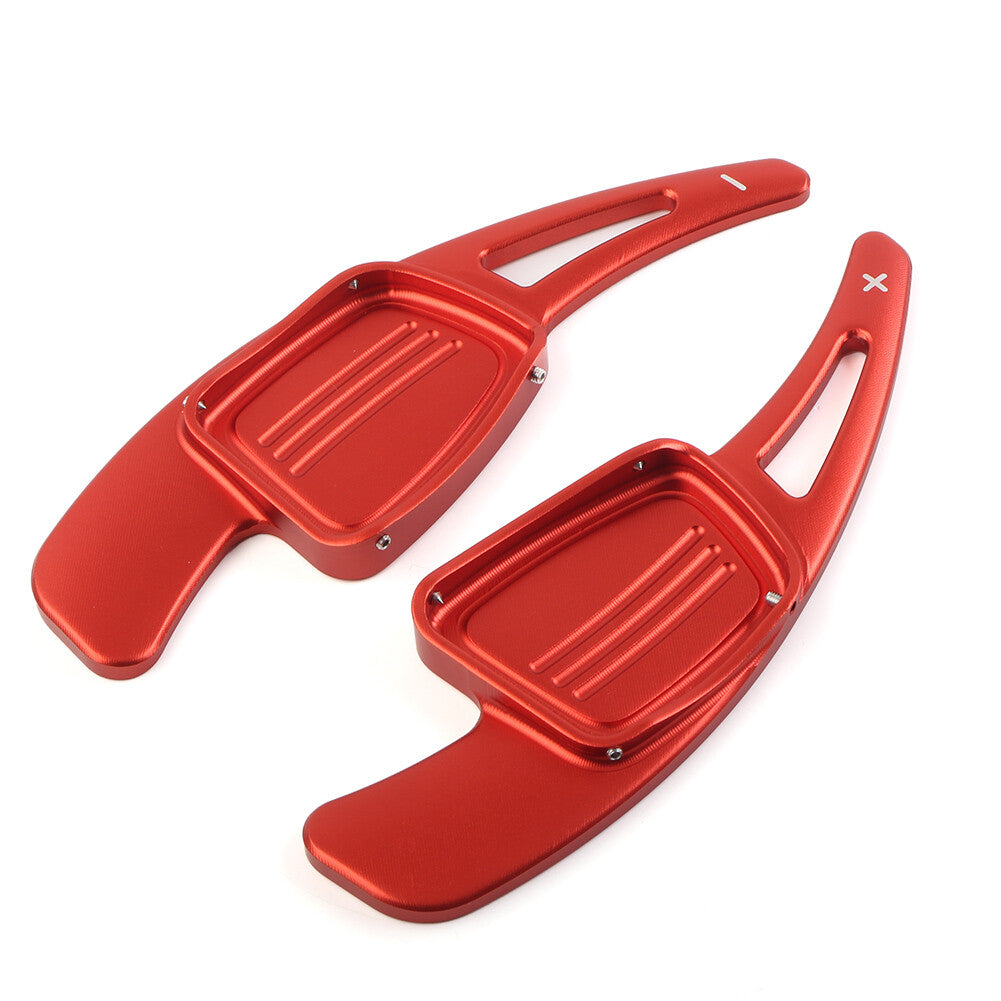 Steering Wheel Shift Paddle Shifter Fit for Audi A3 A4L A5 A6L S3 S4 Q2 Q5L Q7 Red