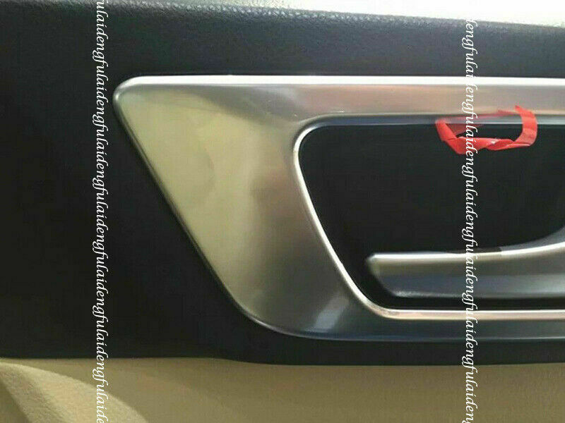 4Silver Inner Door Handle Bowl Frame Cover Trim for Toyota Highlander 2014-2019