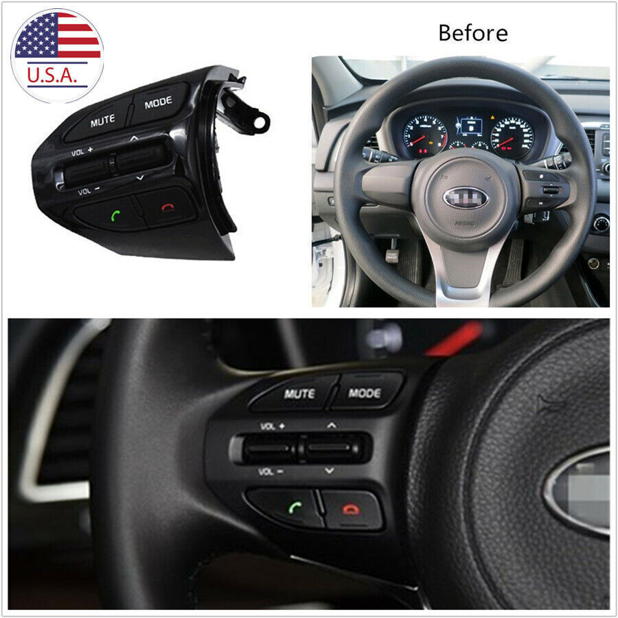 Steering Wheel Left Control Audio Mode Handsfree Button for Kia Optima for K5 14-15