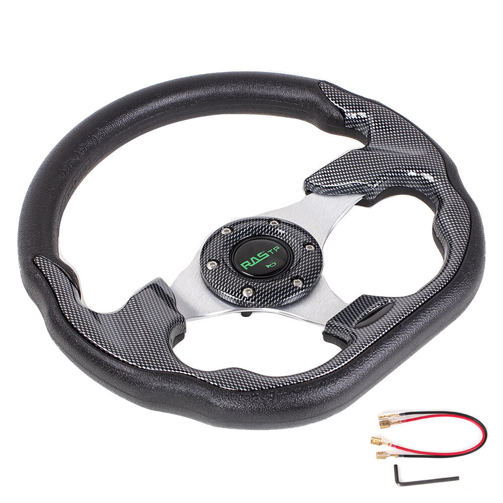 For Club Car Precedent for Golf Car Black 13 for Golf Cart Steering Wheel