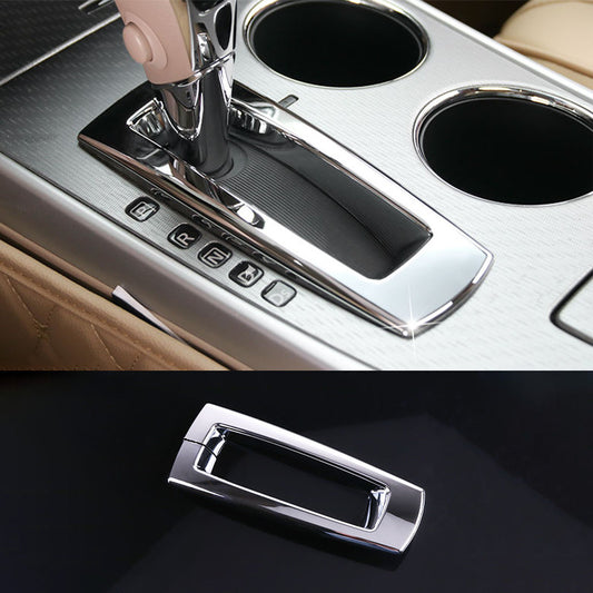 for Nissan Teana Altima 2013-2018 silver central console Gear shift frame cover