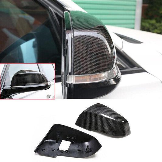 Fit for BMW i3 2014-2018 Dry Carbon Fiber Exterior Rear View Mirror Cover Trim
