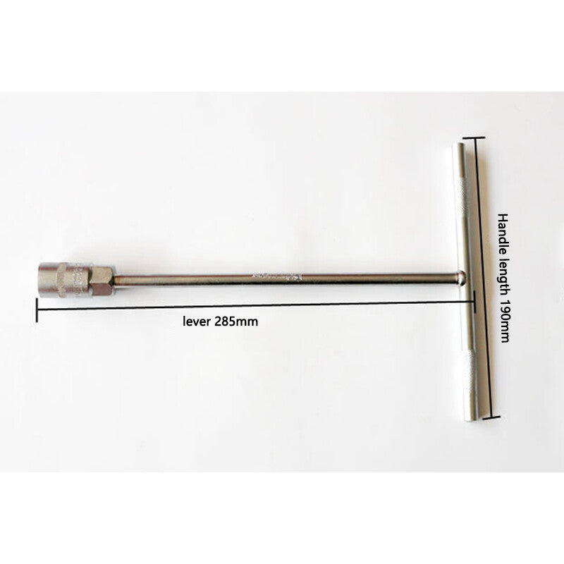 1Pc 9mm Metric T-Handle T Handle 45Steel Socket Wrench Tool For Car Motorcycle