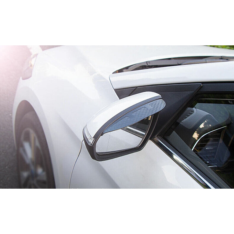 for Hyundai for Elantra 2017-20 Carbon fiber Rearview Mirror Rain Eyebrow Frame Trim
