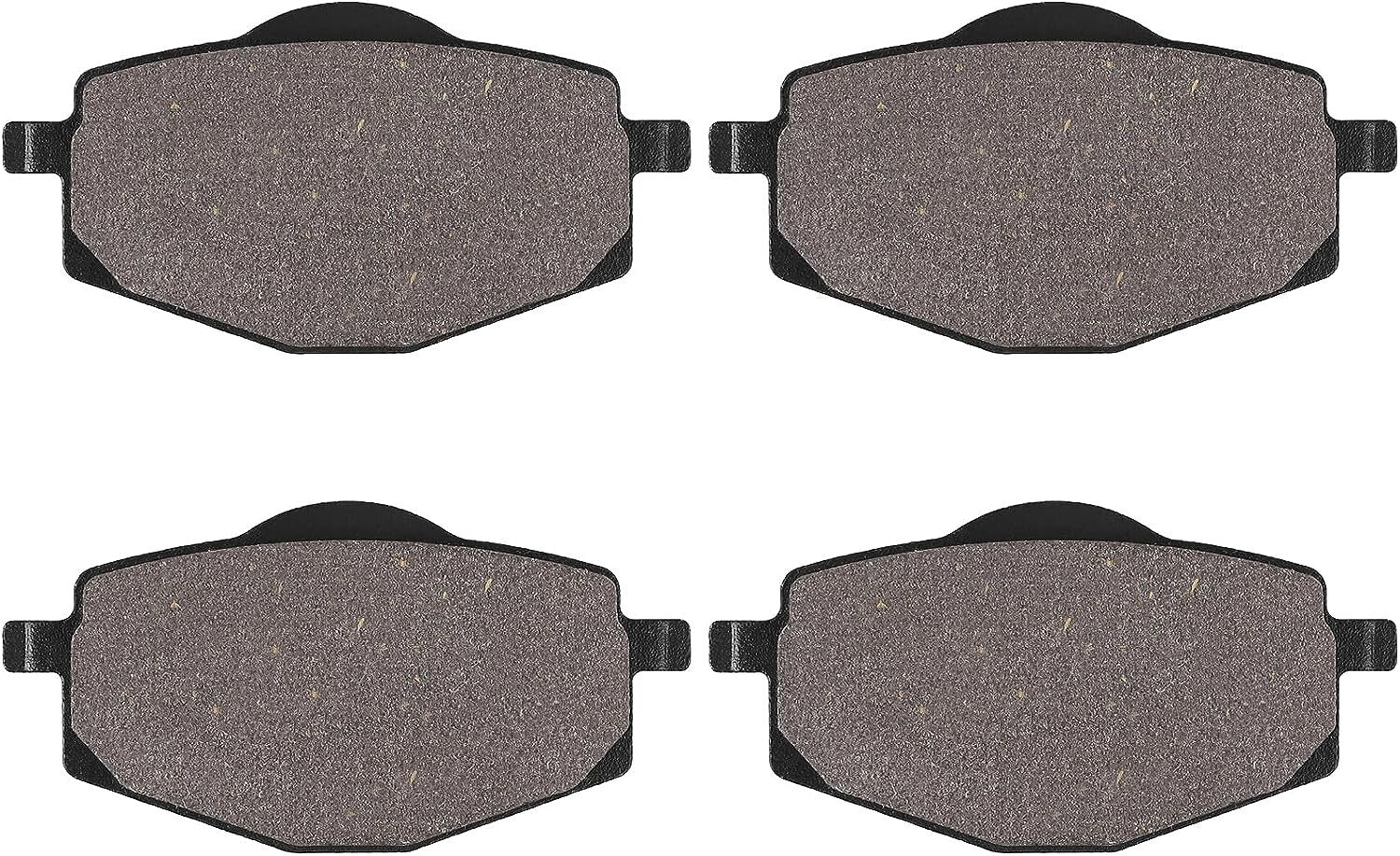Front and Rear Brake Pads for Yamaha DT 125 R 1988-2003, DT 125 RE 2004, YTZ 250