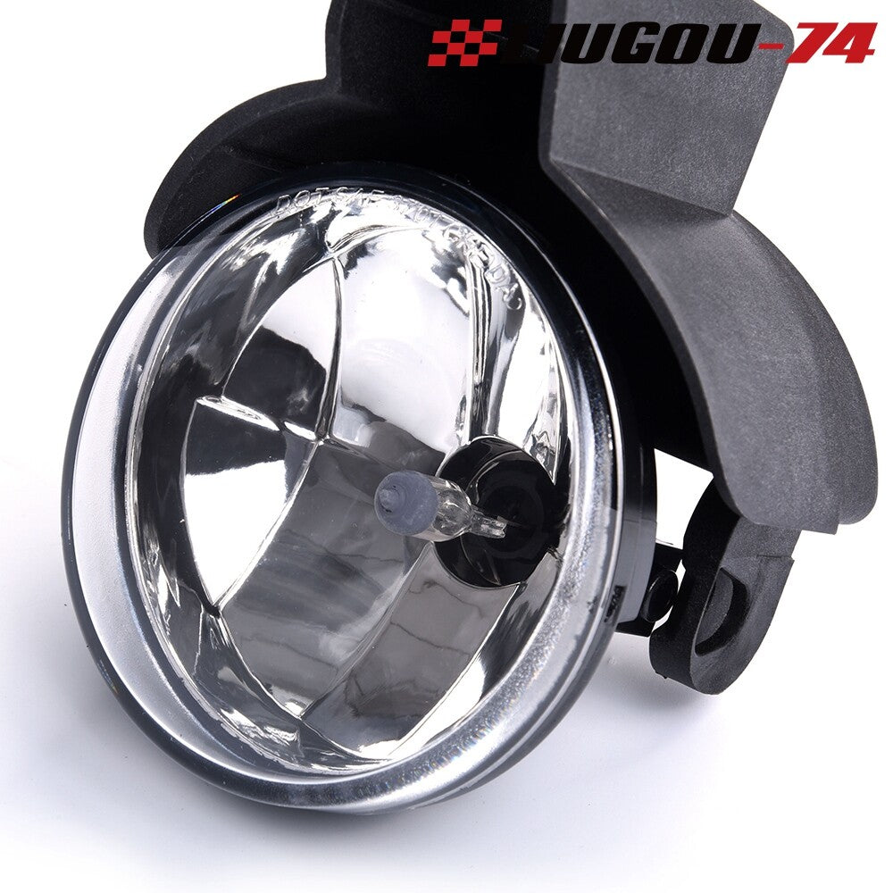 2-Piece Front Bumper Fog Light Transparent Light Set Suitable for Dodge Durango Dakota