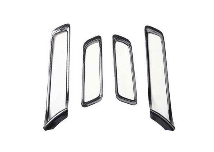 for Ford Explorer 2011-2019 Carbon Fiber Interior Door Handle Lock Cover Trim 4