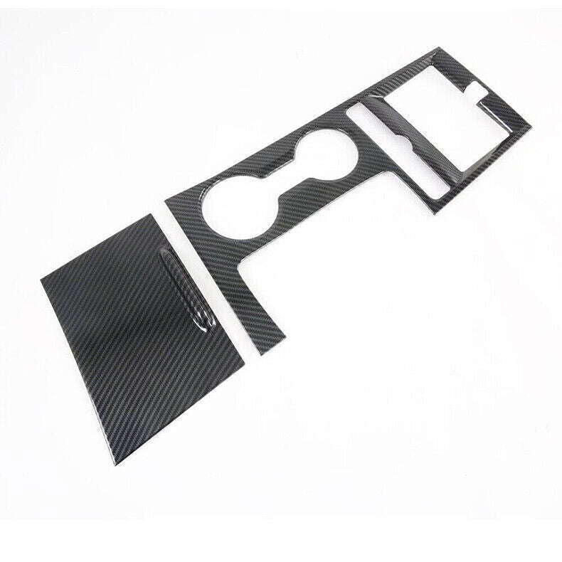 for Kia K5 21-2024 Inner Console Gear Shift Box Frame Cover Trim Carbon Fiber 2P