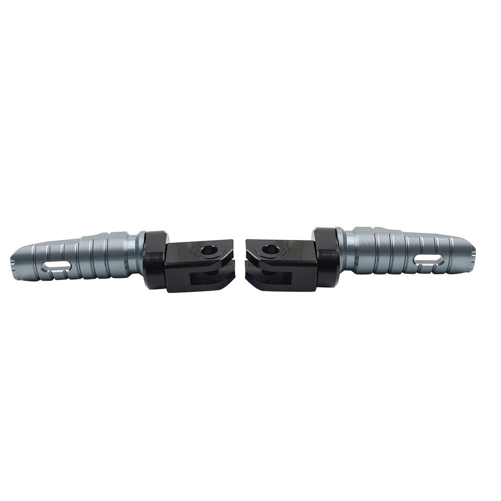 Gray Front Footrests Foot Peg For Daytona 660 2024 Speed Triple 1200 RR 2021-24