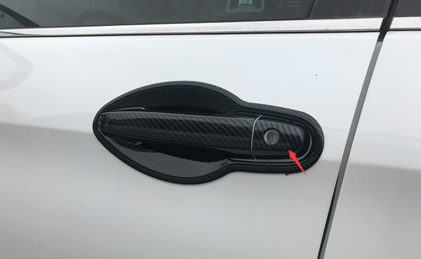 for Honda CR-V CRV 2012-2016 Outer Side Door Handle Cover Trims Carbon Color New