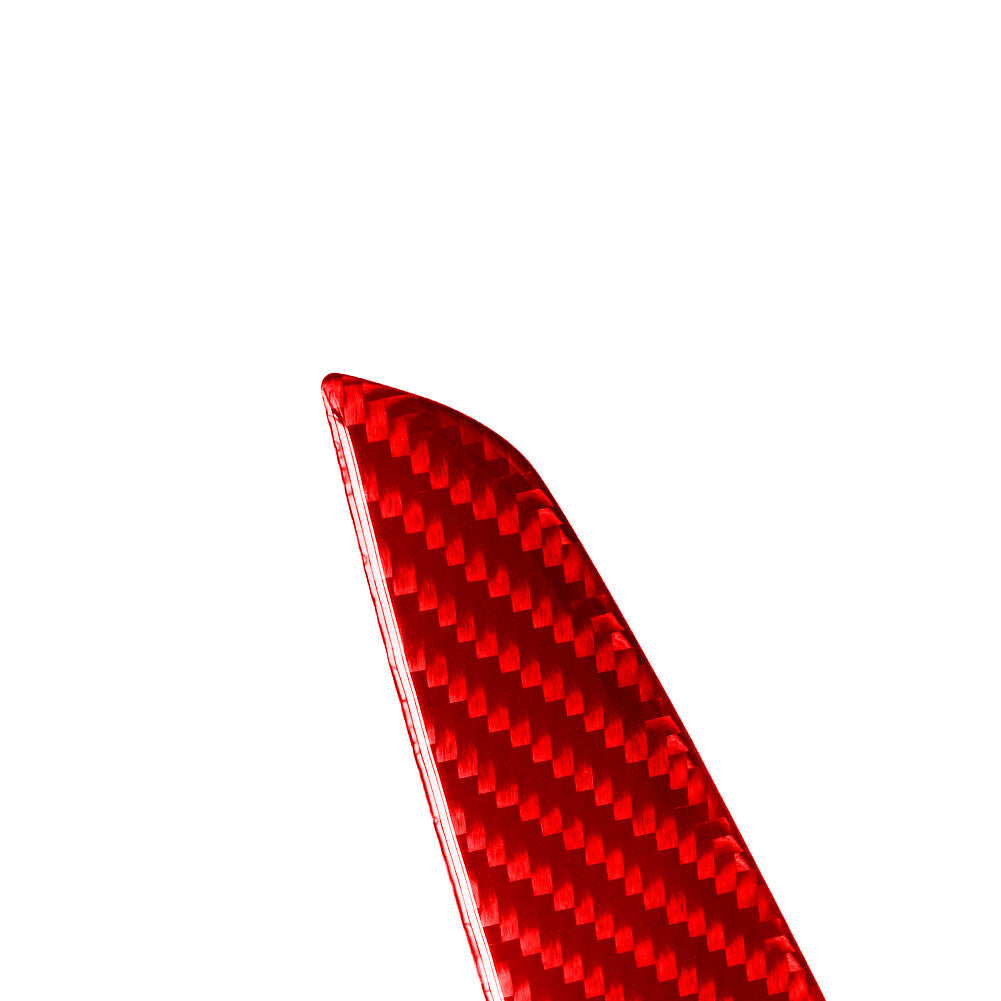 4X Red Carbon Fiber Door Pull Inner Panel Cover Trim for Nissan Altima 2019-2022