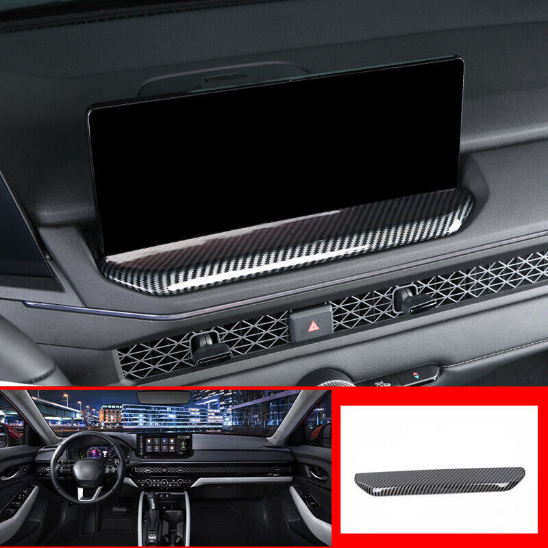 Carbon Fiber Style Central Console Navigation Strip for Honda Accord 11th 2023+