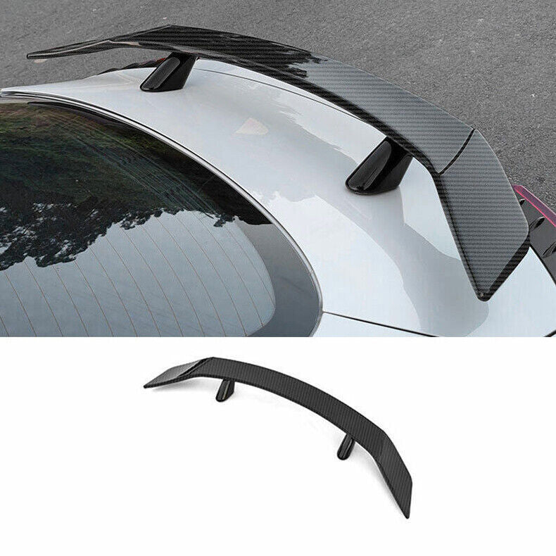 for Hyundai Sonata 2020-2023 Carbon Fiber Rear Tail Trunk Spoiler Wing Lip Cover