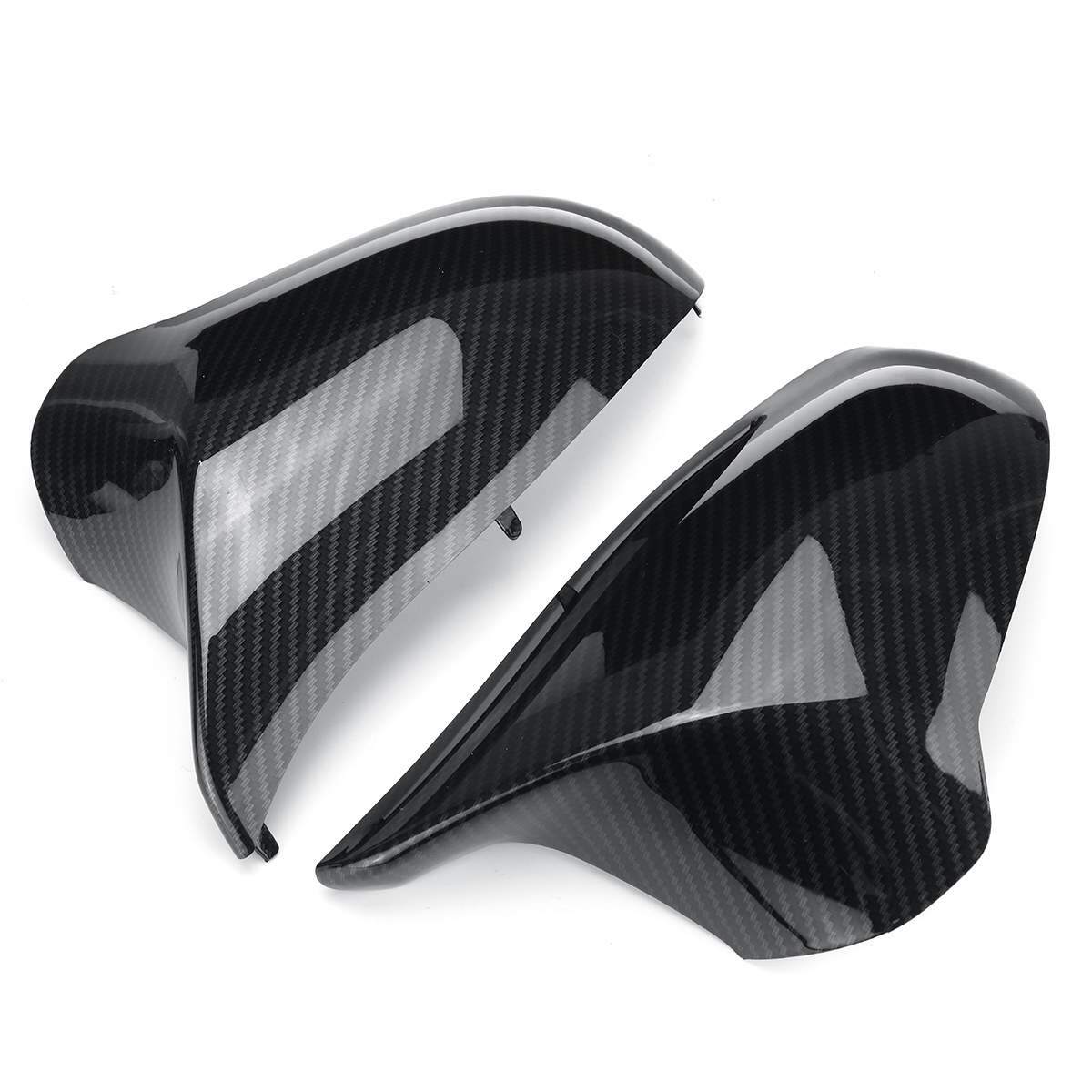 Two carbon fiber rearview mirror caps for 2015-2019 for BMW F80 M3 F82 M4