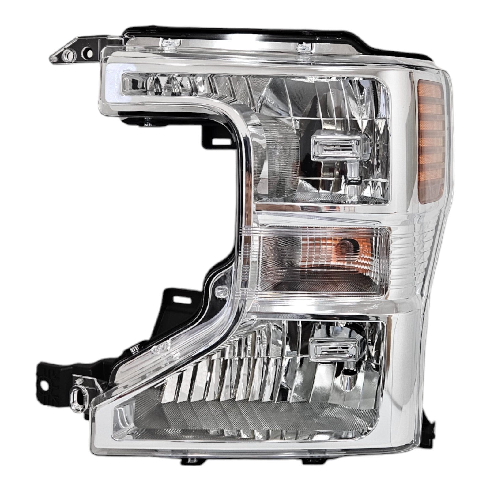 Driver Halogen Headlight Chrome LH For 2020-2022 for Ford Super Duty F250/350/450