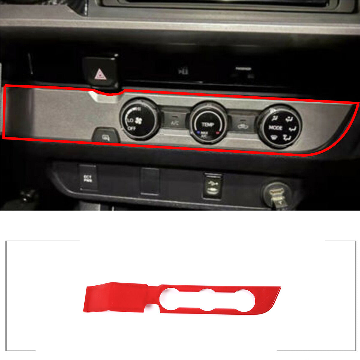 ABS black center console side storage tray suitable for Toyota 86/ for Subaru BRZ 2022-2023