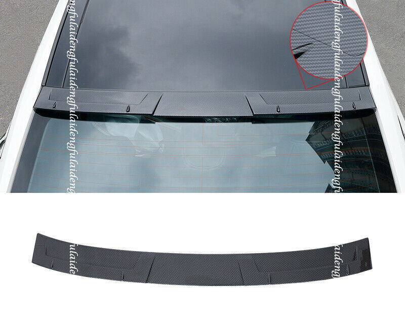 Carbon fiber ABS Rear Window Roof Lip Spoiler Trim for Nissan Altima 2019-2022