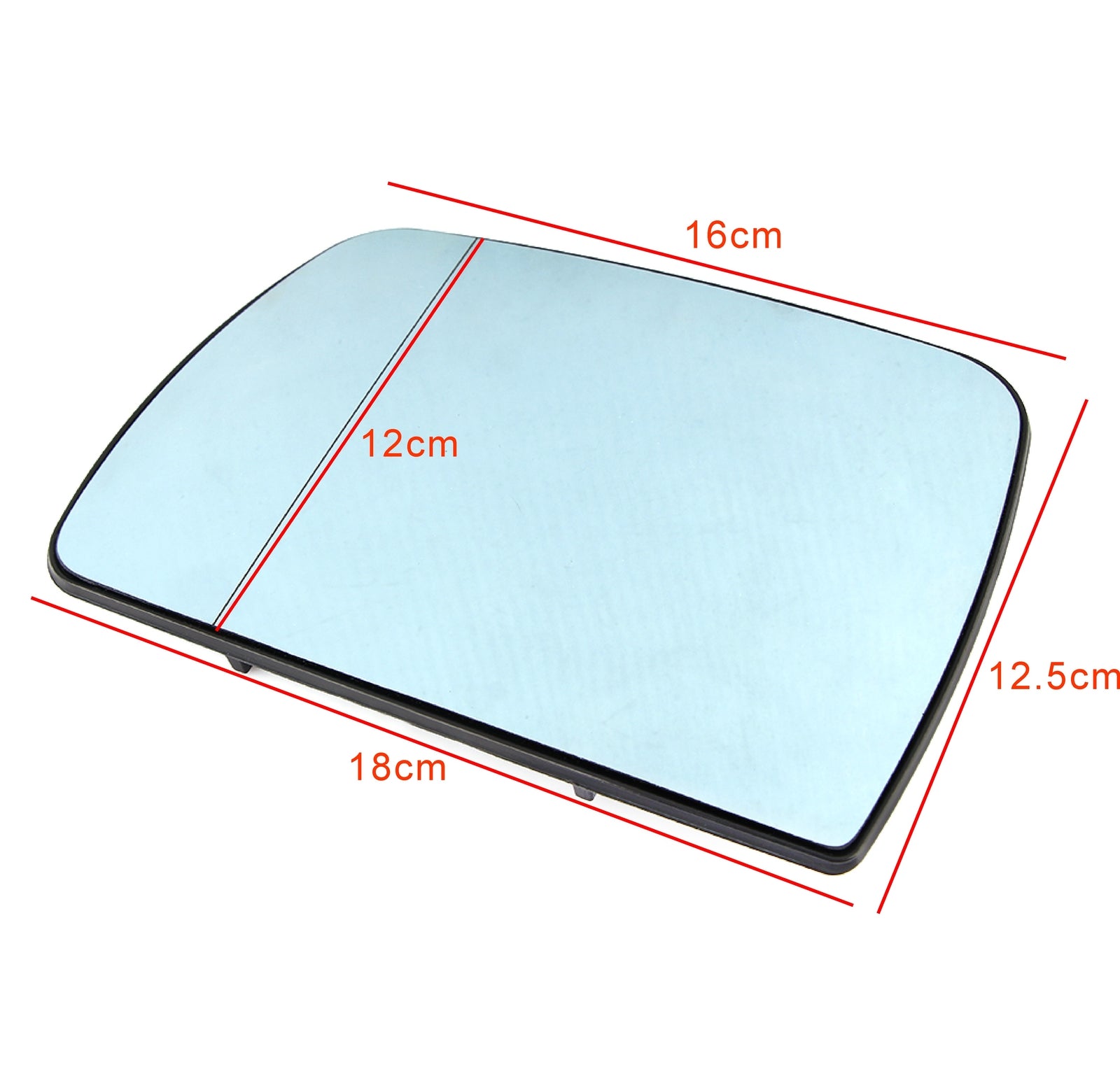 Heated left driver's side door mirror for blindness prevention, applicable to for BMW X5 E532 00-06