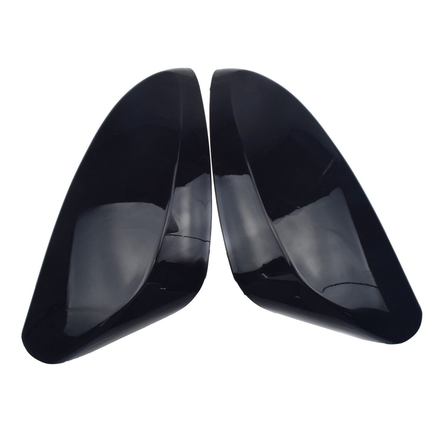 2X Mirror Glass Cover W/Light Hole LH RH Side View for Hyundai for Elantra 2011-2016