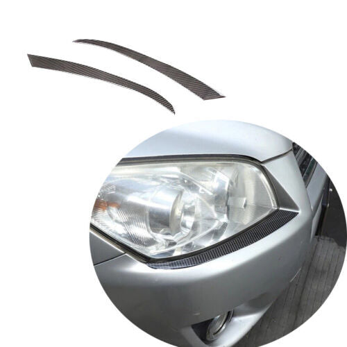 Soft Carbon Fiber Headlight Eyelid Stickers Cover Trim for Toyota Rav4 2006-2012