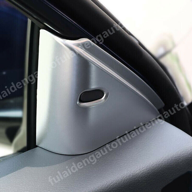 for Nissan Altima 2019-2022 Silver A Pillar Triangle Mirror Corner Speaker Cover