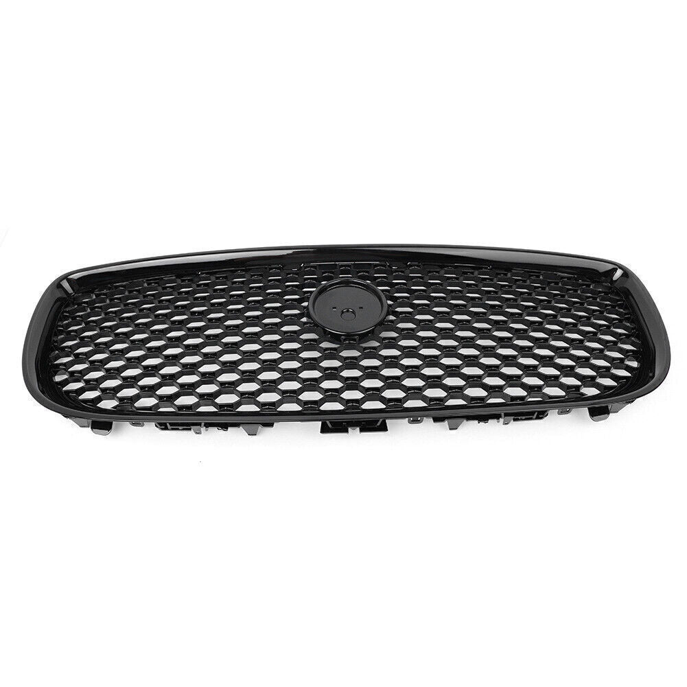 1X Car Radiator Front Bumper Upper Grille Grill Black Fit for Jaguar XE 2015-2018 17