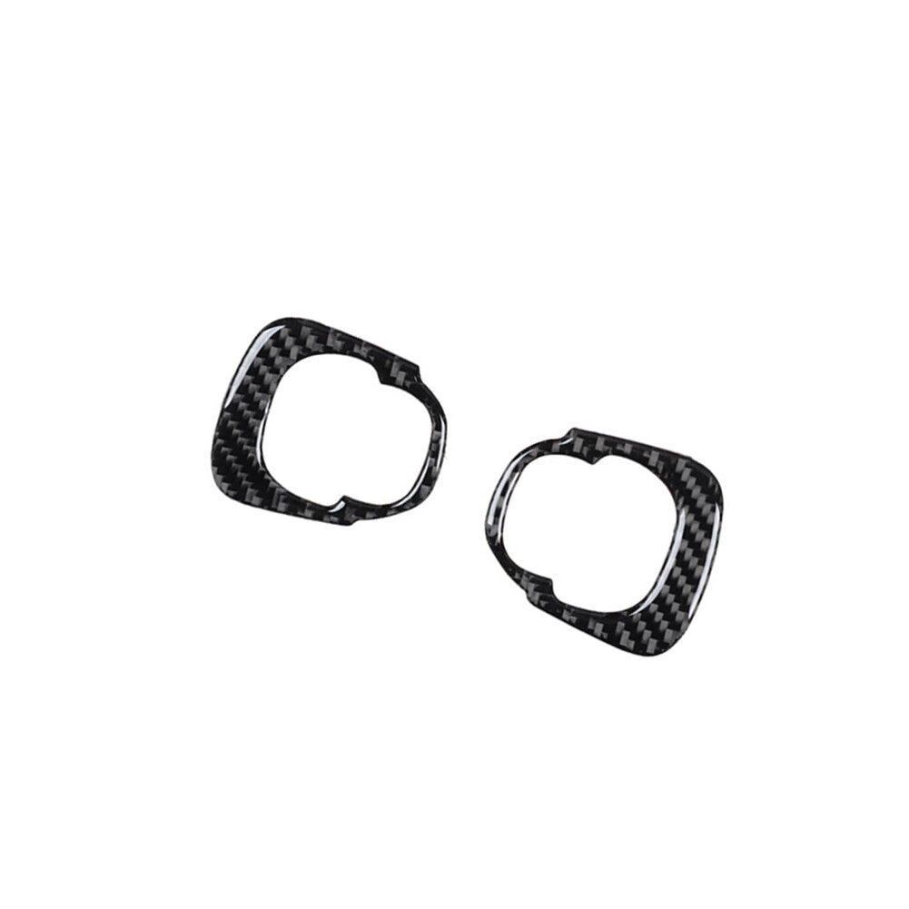 Carbon Fiber Interior Steering Wheel Accent Cover Trim For 2014-2017 for Fiat 500L